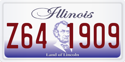IL license plate Z641909
