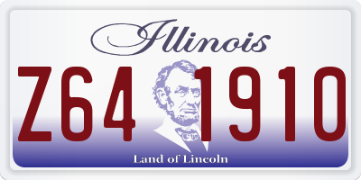 IL license plate Z641910