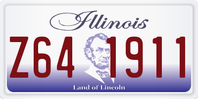 IL license plate Z641911