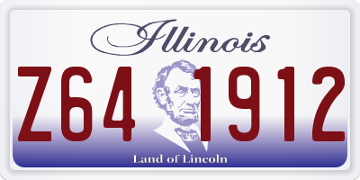 IL license plate Z641912