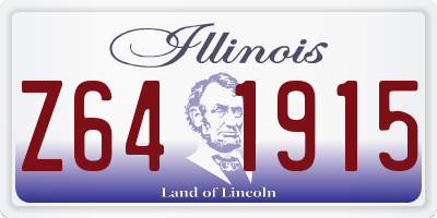 IL license plate Z641915