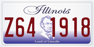 IL license plate Z641918