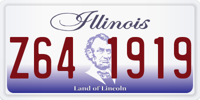 IL license plate Z641919