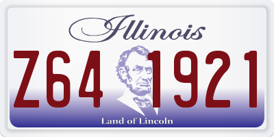 IL license plate Z641921
