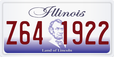 IL license plate Z641922