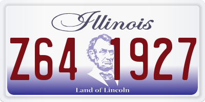 IL license plate Z641927