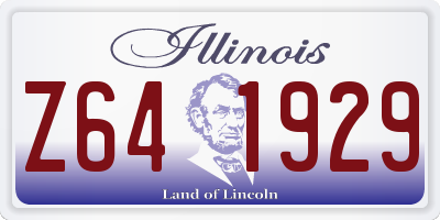 IL license plate Z641929