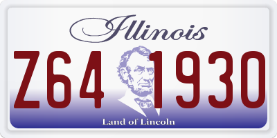 IL license plate Z641930