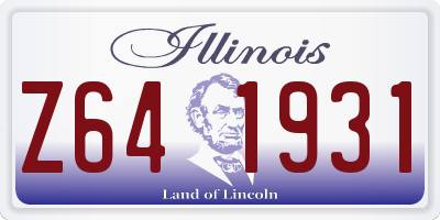 IL license plate Z641931