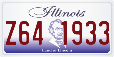 IL license plate Z641933