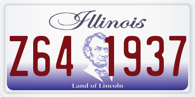 IL license plate Z641937