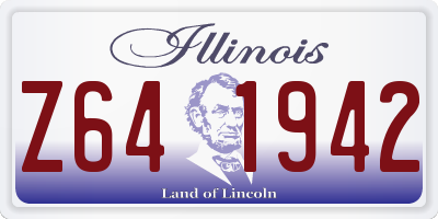 IL license plate Z641942