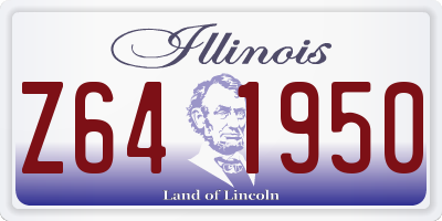 IL license plate Z641950