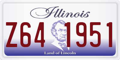 IL license plate Z641951