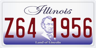 IL license plate Z641956