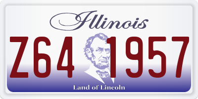 IL license plate Z641957