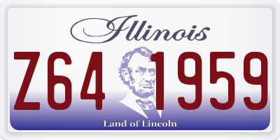 IL license plate Z641959