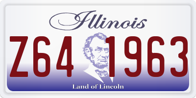 IL license plate Z641963