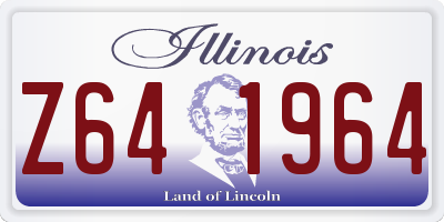 IL license plate Z641964
