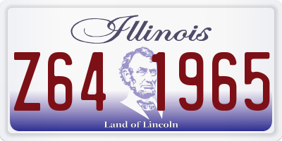IL license plate Z641965