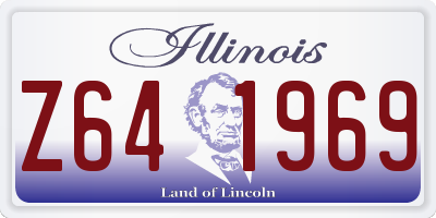 IL license plate Z641969