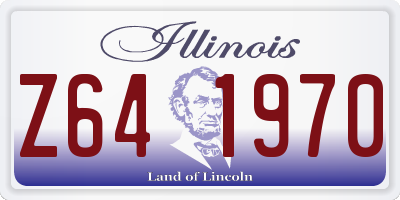 IL license plate Z641970