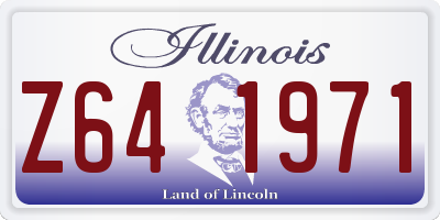 IL license plate Z641971