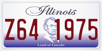 IL license plate Z641975