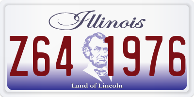 IL license plate Z641976