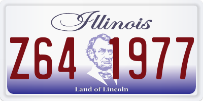 IL license plate Z641977