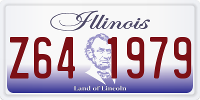 IL license plate Z641979