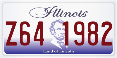 IL license plate Z641982
