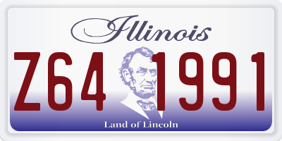 IL license plate Z641991