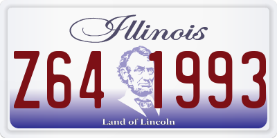 IL license plate Z641993