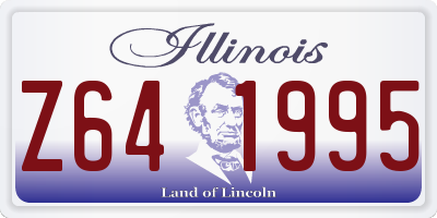 IL license plate Z641995