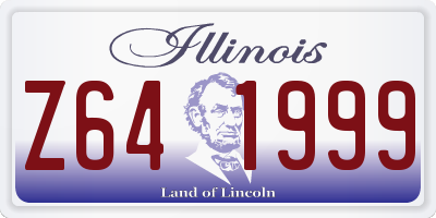 IL license plate Z641999