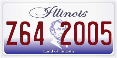 IL license plate Z642005