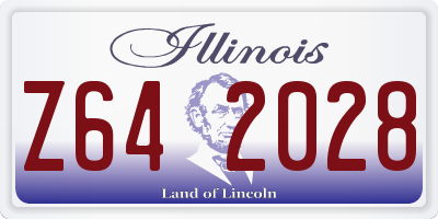 IL license plate Z642028