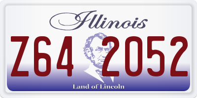 IL license plate Z642052