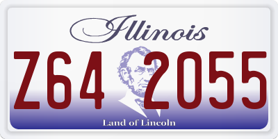 IL license plate Z642055