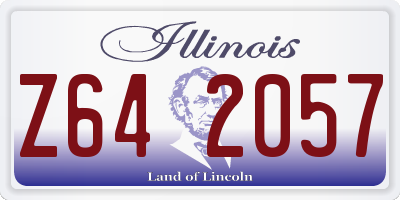 IL license plate Z642057