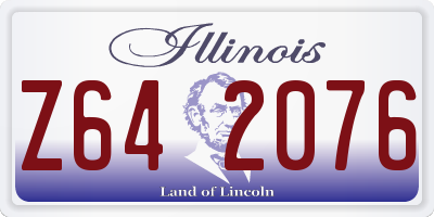 IL license plate Z642076