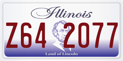 IL license plate Z642077