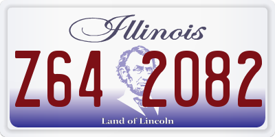 IL license plate Z642082