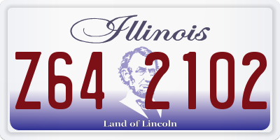 IL license plate Z642102