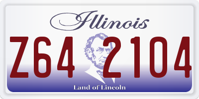 IL license plate Z642104