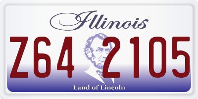 IL license plate Z642105