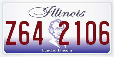 IL license plate Z642106