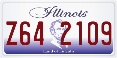 IL license plate Z642109