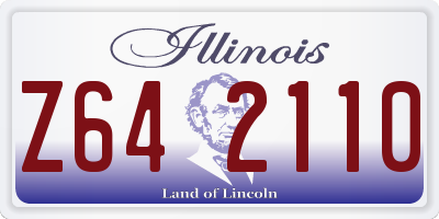 IL license plate Z642110